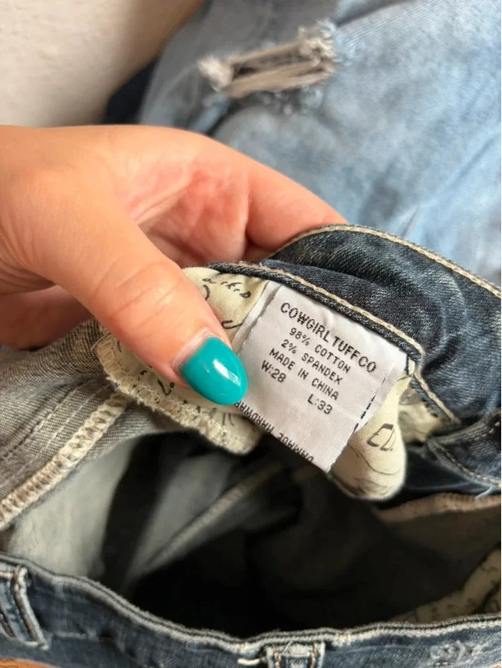Cowgirl Tuff Co Jeans size W28 L33